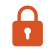 Red padlock icon image, representing data loss prevention