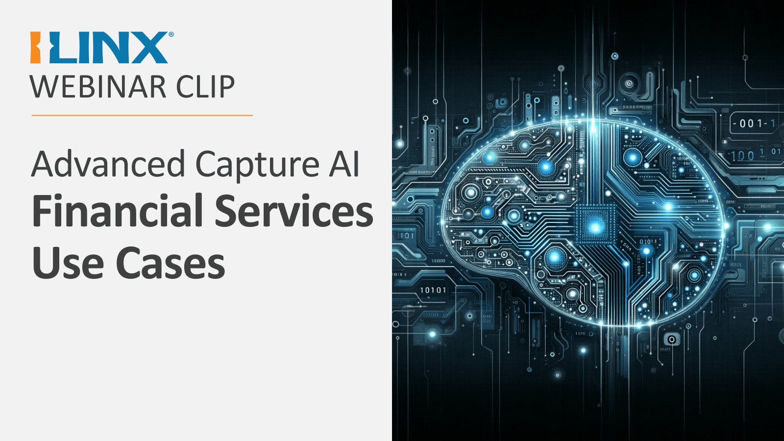 CLIP - IDP: Use Cases in Financial Services